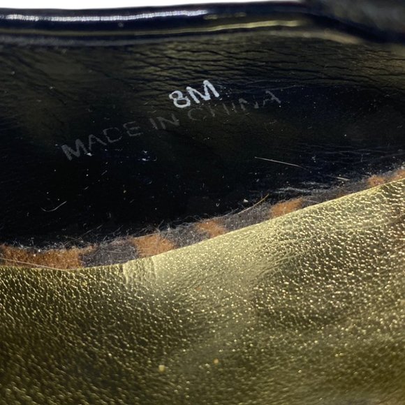 Beverly Feldman Leopard Play Along Heels Size 8M - Picture 9 of 12